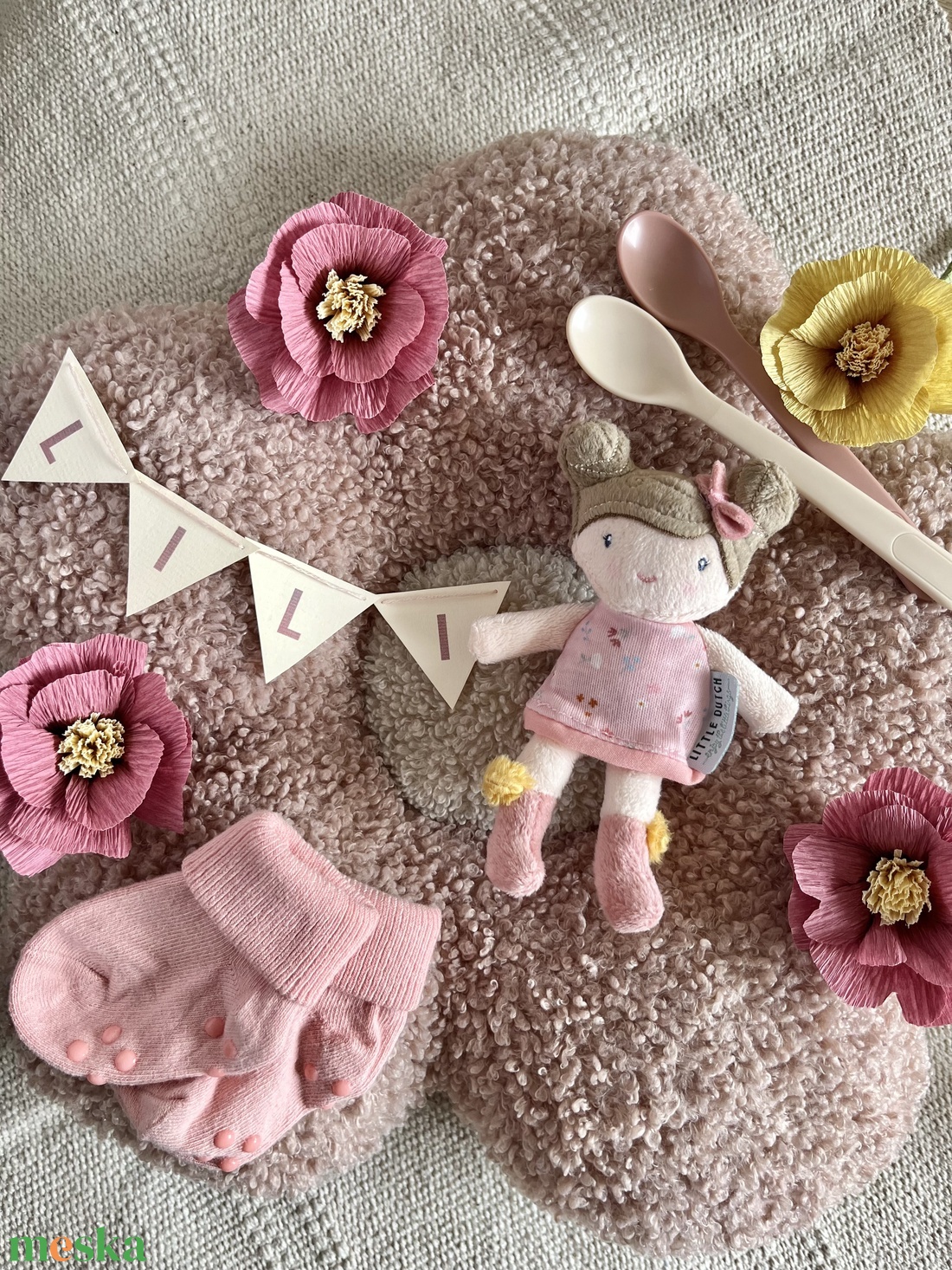 LILI pelenkatorta - játék & sport - babalátogató ajándékcsomag - Meska.hu