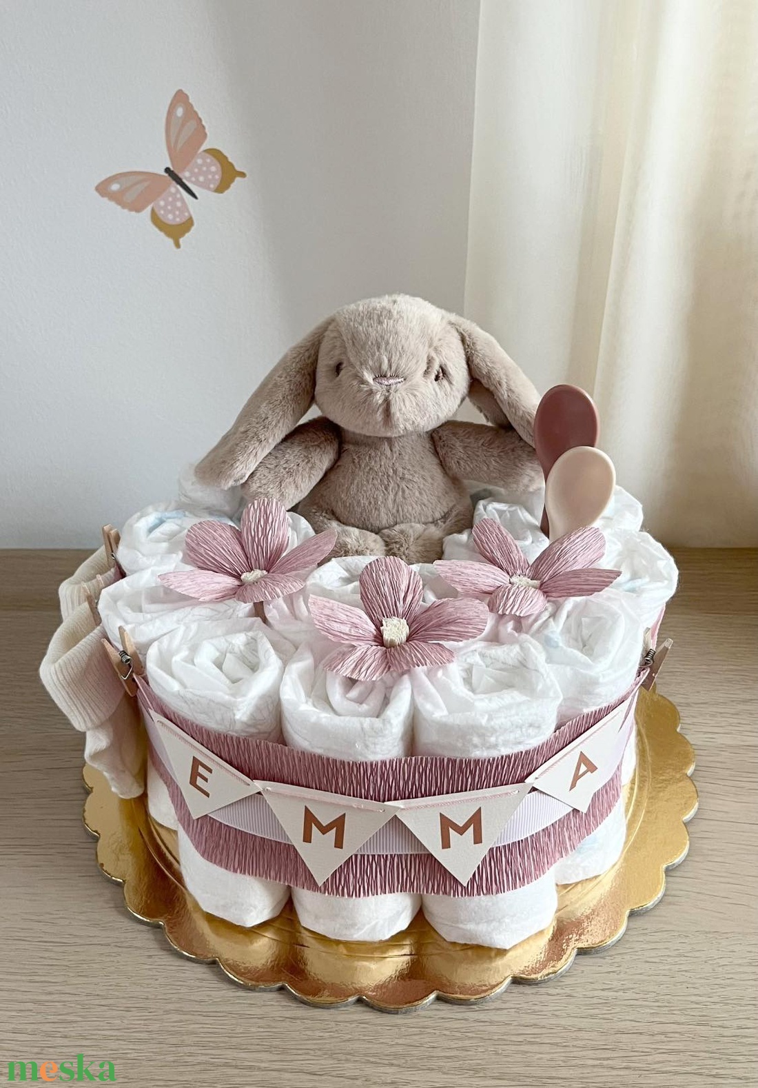 EMMA pelenkatorta - játék & sport - babalátogató ajándékcsomag - Meska.hu