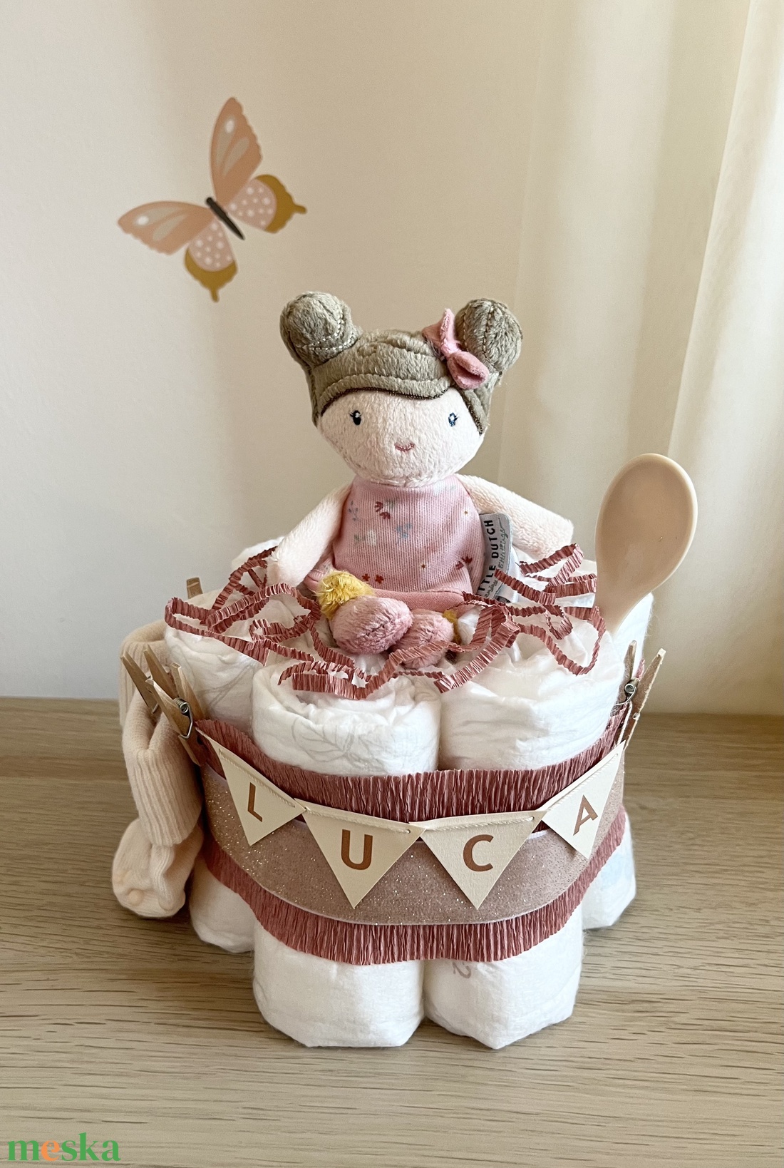 Névre szóló babaköszöntő ajándék (karácsonyra) - játék & sport - babalátogató ajándékcsomag - Meska.hu