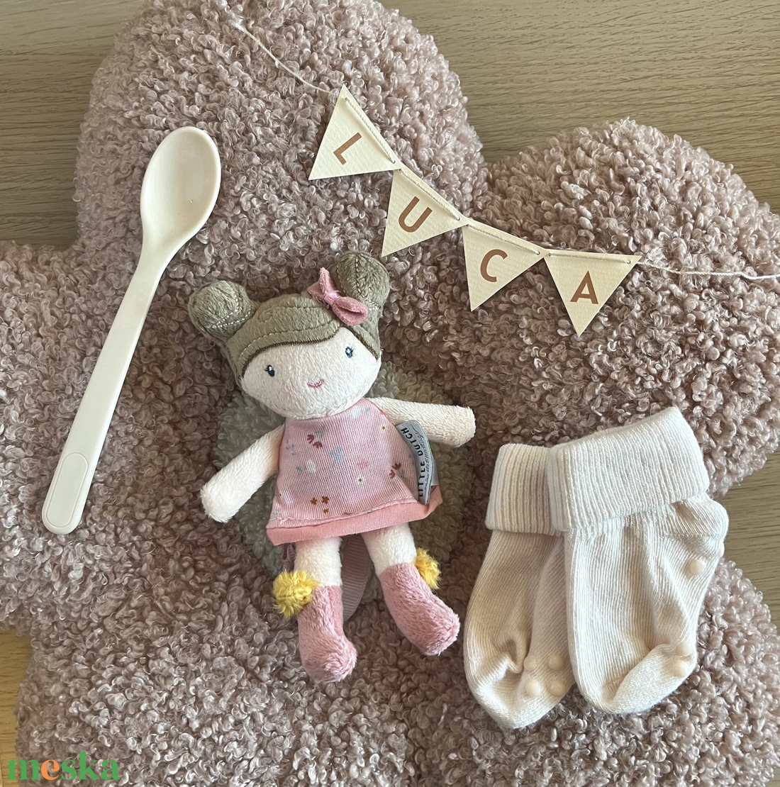 Névre szóló babaköszöntő ajándék (karácsonyra) - játék & sport - babalátogató ajándékcsomag - Meska.hu