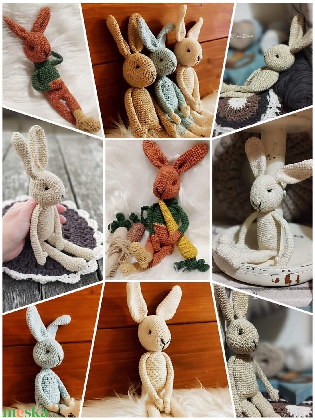Horgolt nyuszi-ökonyúl kisbabáknak - játék & sport - plüssállat & játékfigura - nyuszi - Meska.hu Horgolt nyuszi-ökonyúl kisbabáknak - játék & sport - plüssállat & játékfigura - nyuszi - Meska.hu