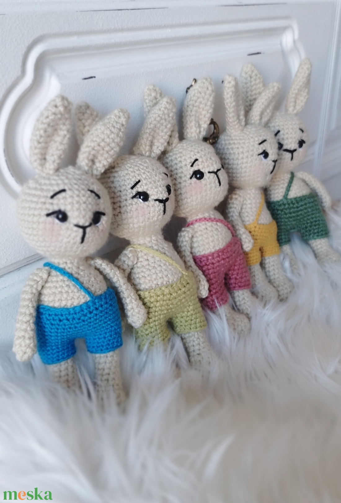 Horgolt nyuszi  - játék & sport - plüssállat & játékfigura - nyuszi - Meska.hu