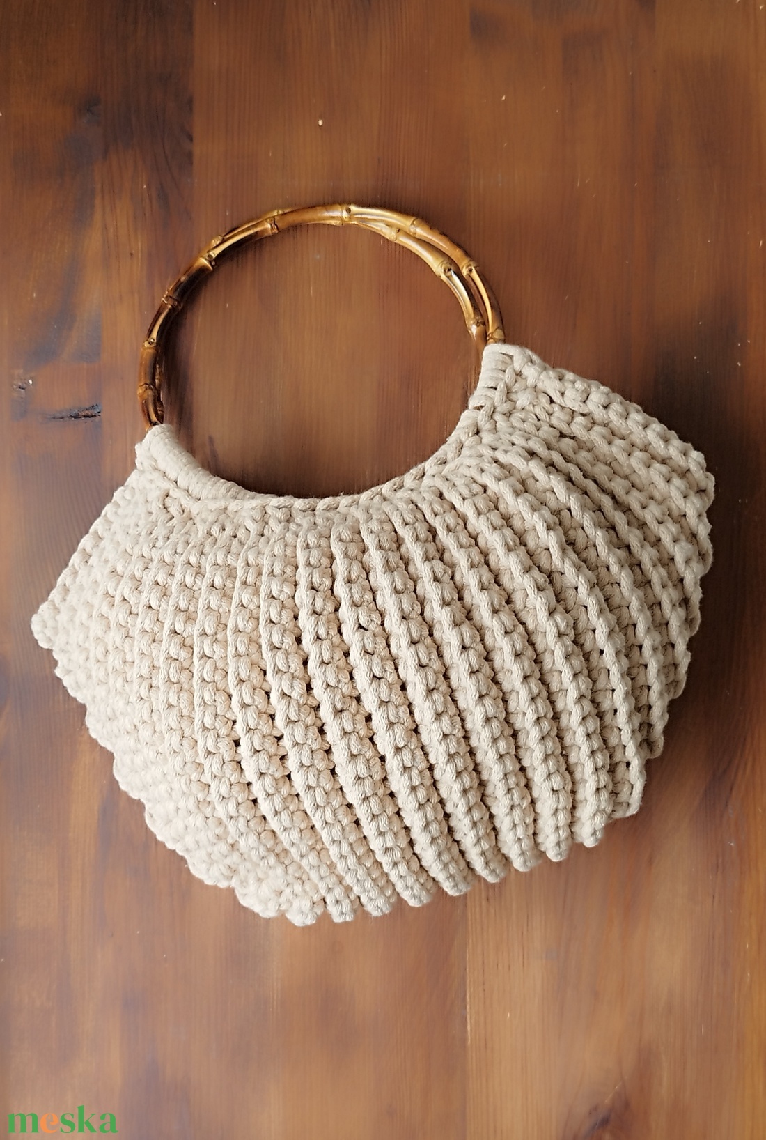 Horgolt kagyló táska - táska & tok - kézitáska & válltáska - kézitáska - Meska.hu