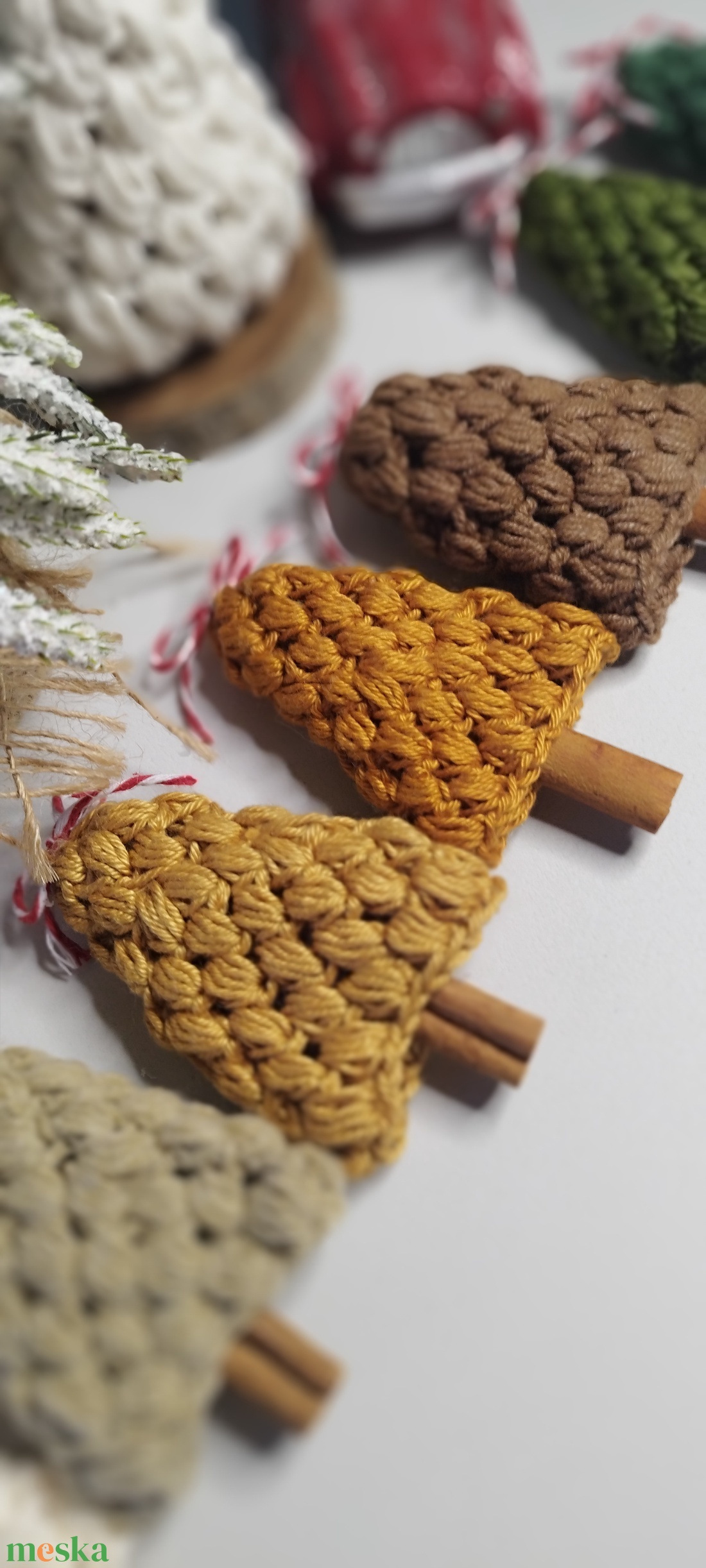 Horgolt fenyő  - karácsony - karácsonyi lakásdekoráció - ünnepi asztaldekoráció - Meska.hu Horgolt fenyő  - karácsony - karácsonyi lakásdekoráció - ünnepi asztaldekoráció - Meska.hu