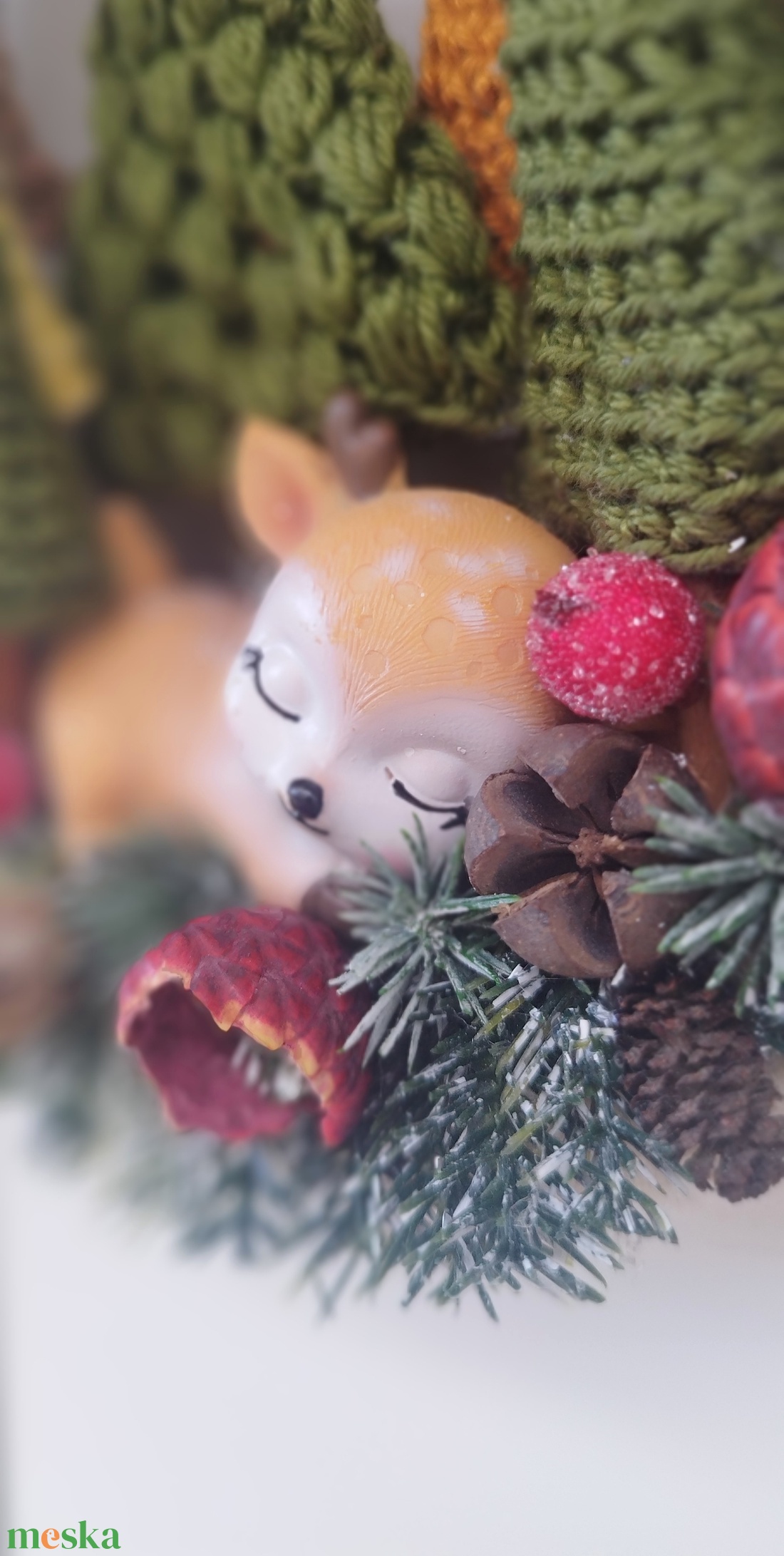 Téli kopogtató - otthon & életmód - dekoráció - ajtó- és ablak dekoráció - ajtódísz & kopogtató - Meska.hu