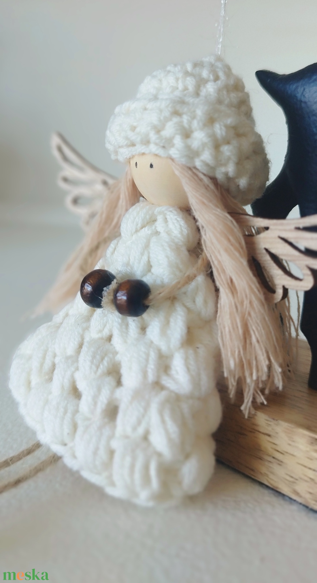 Karácsonyi angyalka -limitált készlet! - karácsony - karácsonyi lakásdekoráció - karácsonyfadíszek - Meska.hu