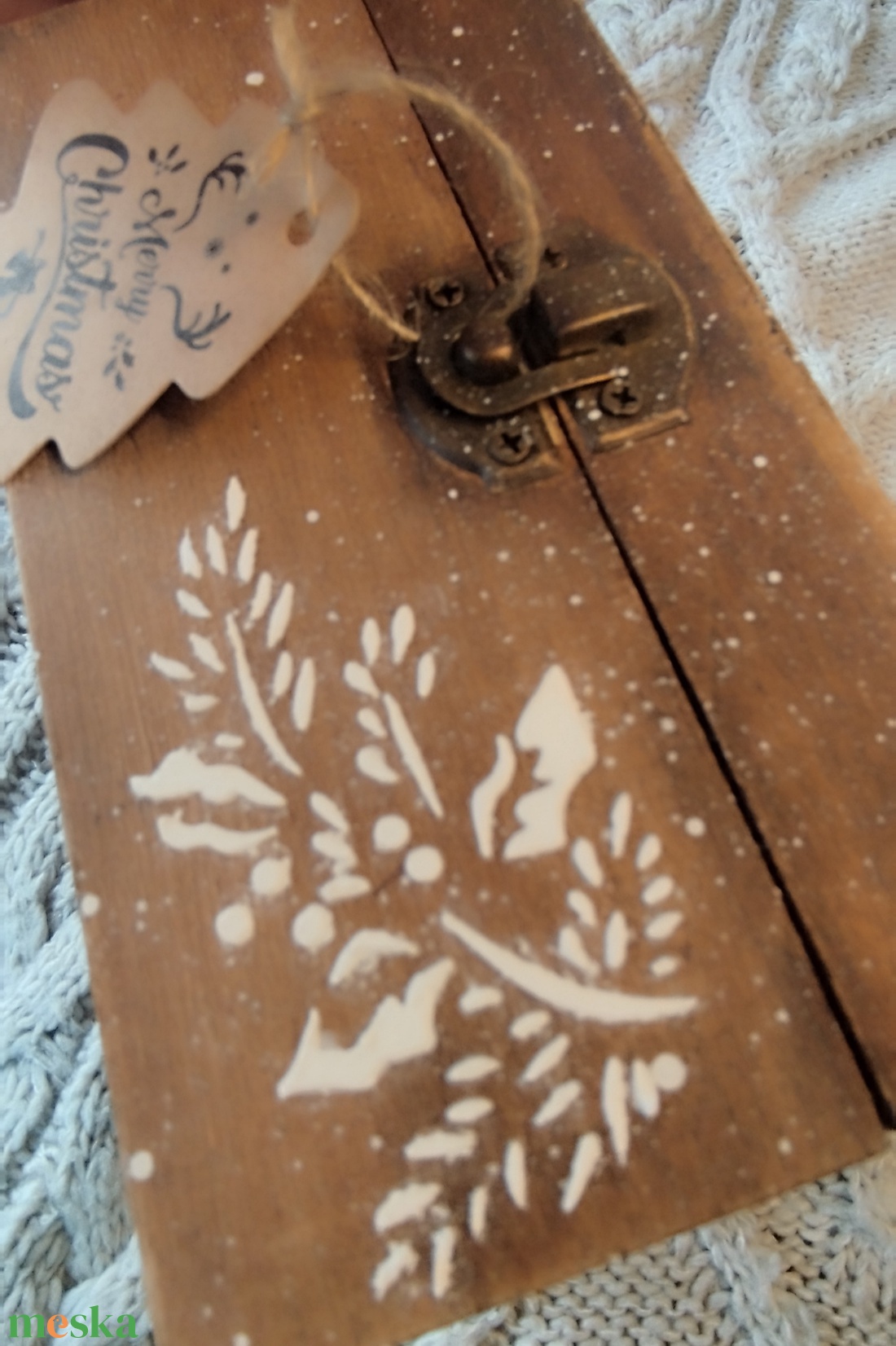 Karácsonyi kincses doboz  - otthon & életmód - konyhafelszerelés, tálalás - konyhai tárolás - tea & kávé tárolás - Meska.hu