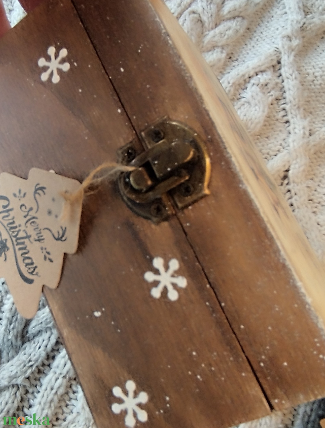 Karácsonyi kincses doboz  - otthon & életmód - konyhafelszerelés, tálalás - konyhai tárolás - tea & kávé tárolás - Meska.hu