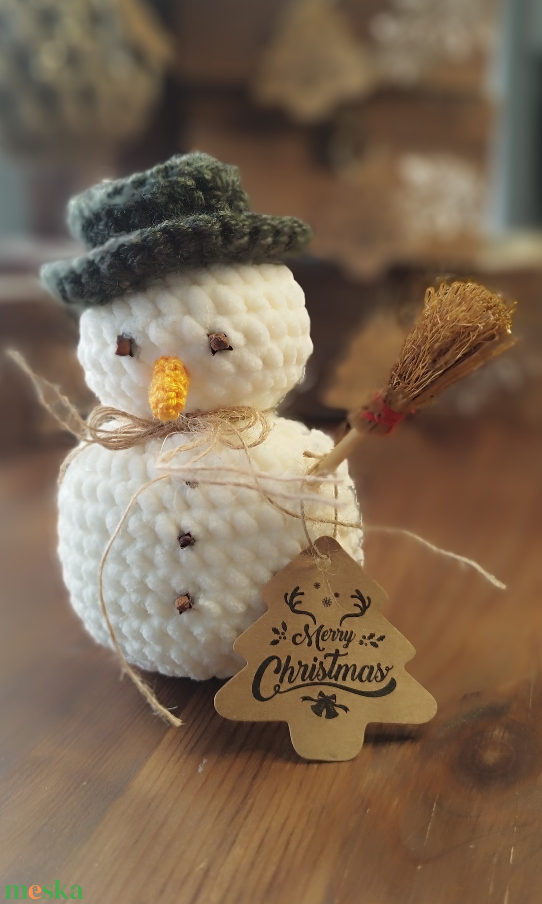 Hóember - karácsony - karácsonyi lakásdekoráció - karácsonyfadíszek - Meska.hu