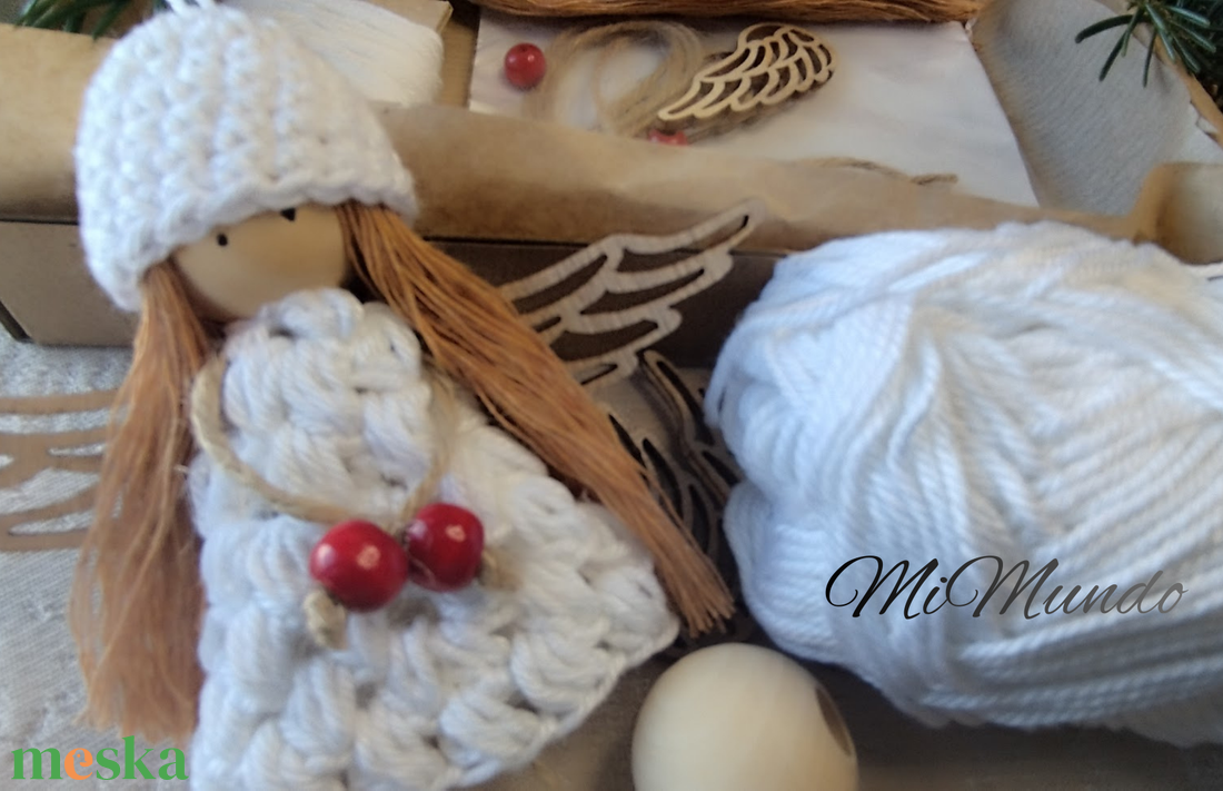Karácsonyi Angyalka online workshop plus box - diy (csináld magad) - workshop & tanfolyam - Meska.hu