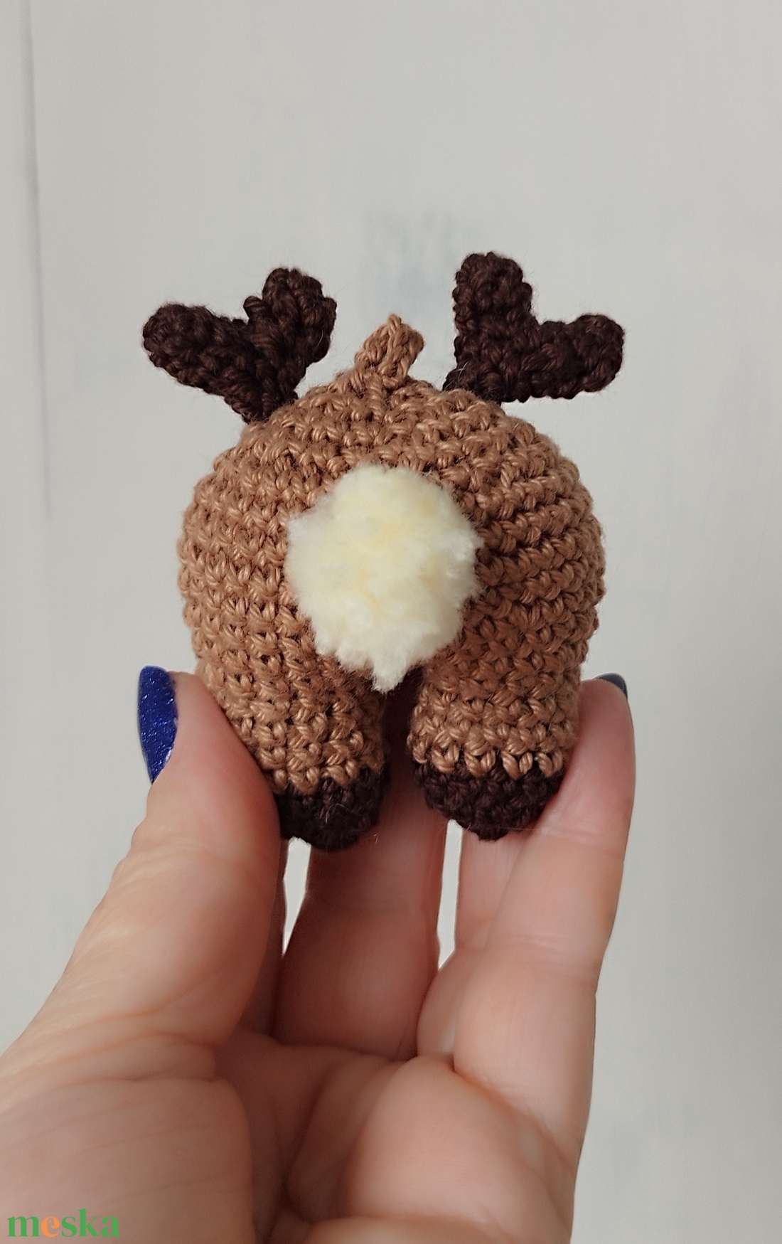 Rénszarvas popsi - táska & tok - kulcstartó & táskadísz - kulcstartó - Meska.hu