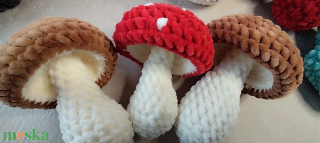 Horgolt gomba - játék & sport - plüssállat & játékfigura - más figura - Meska.hu