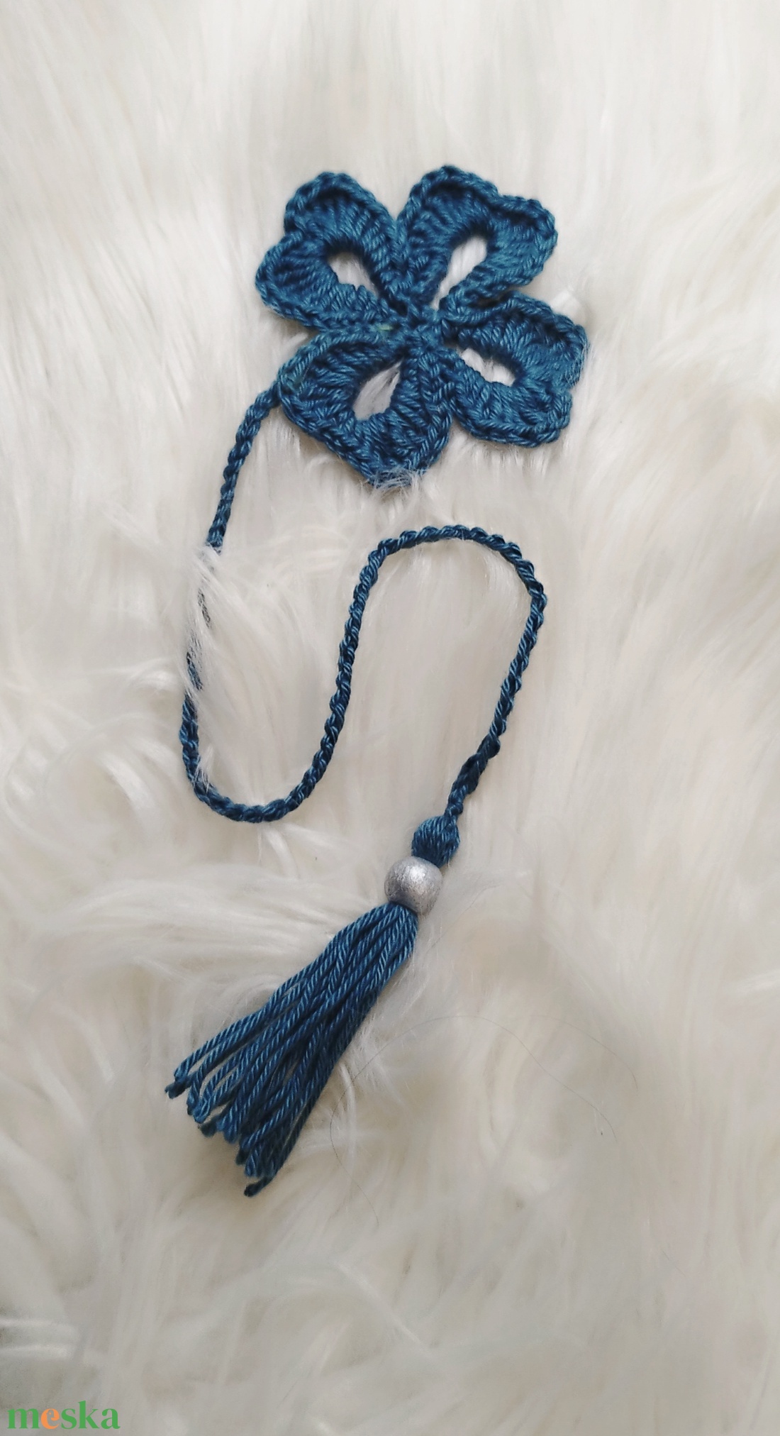 Négylevelű lóhere könyvjelző  - könyv & zene - könyvjelző - Meska.hu