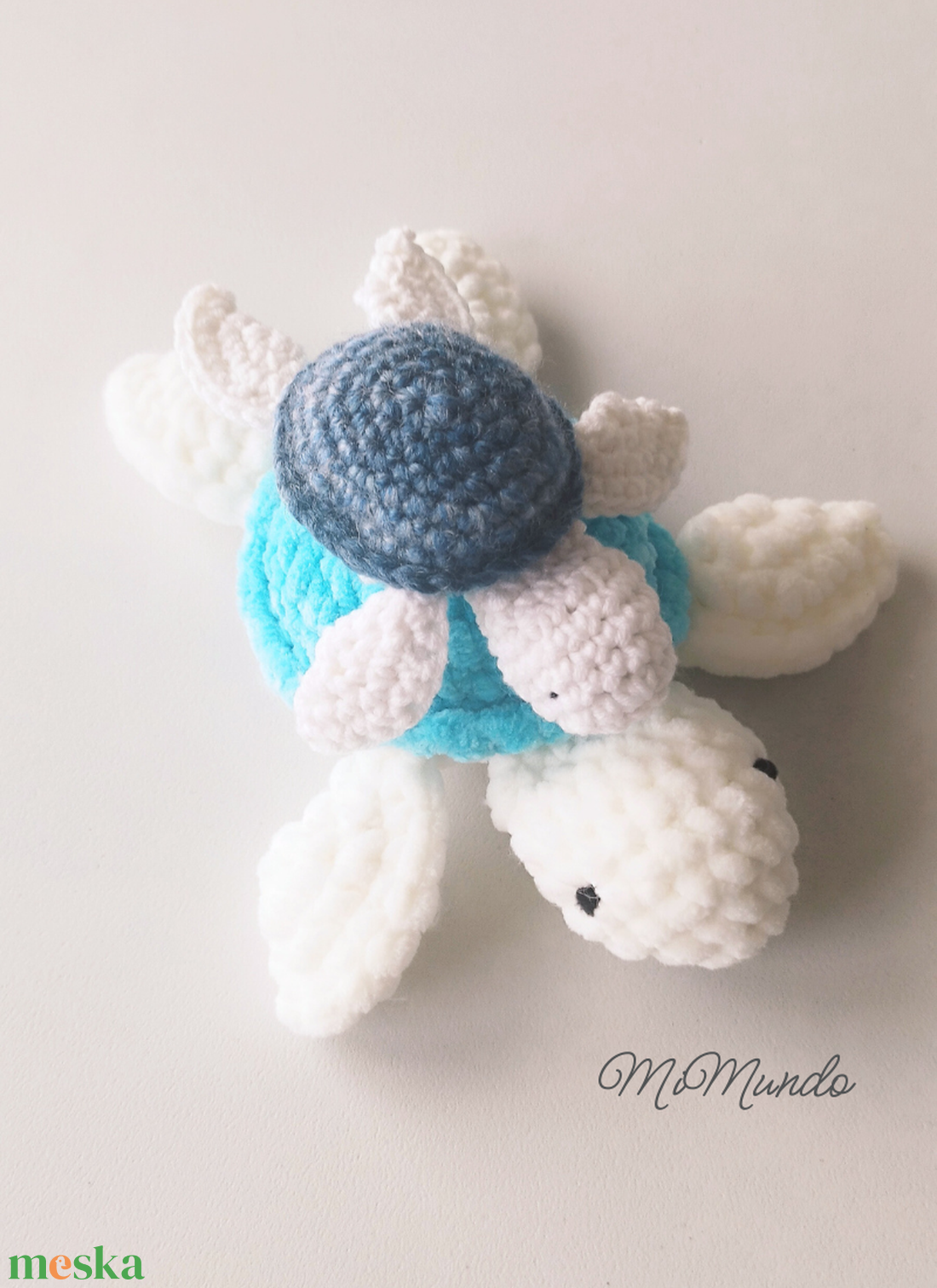 Horgolt teknőc mama és gyermeke - játék & sport - plüssállat & játékfigura - teknős - Meska.hu