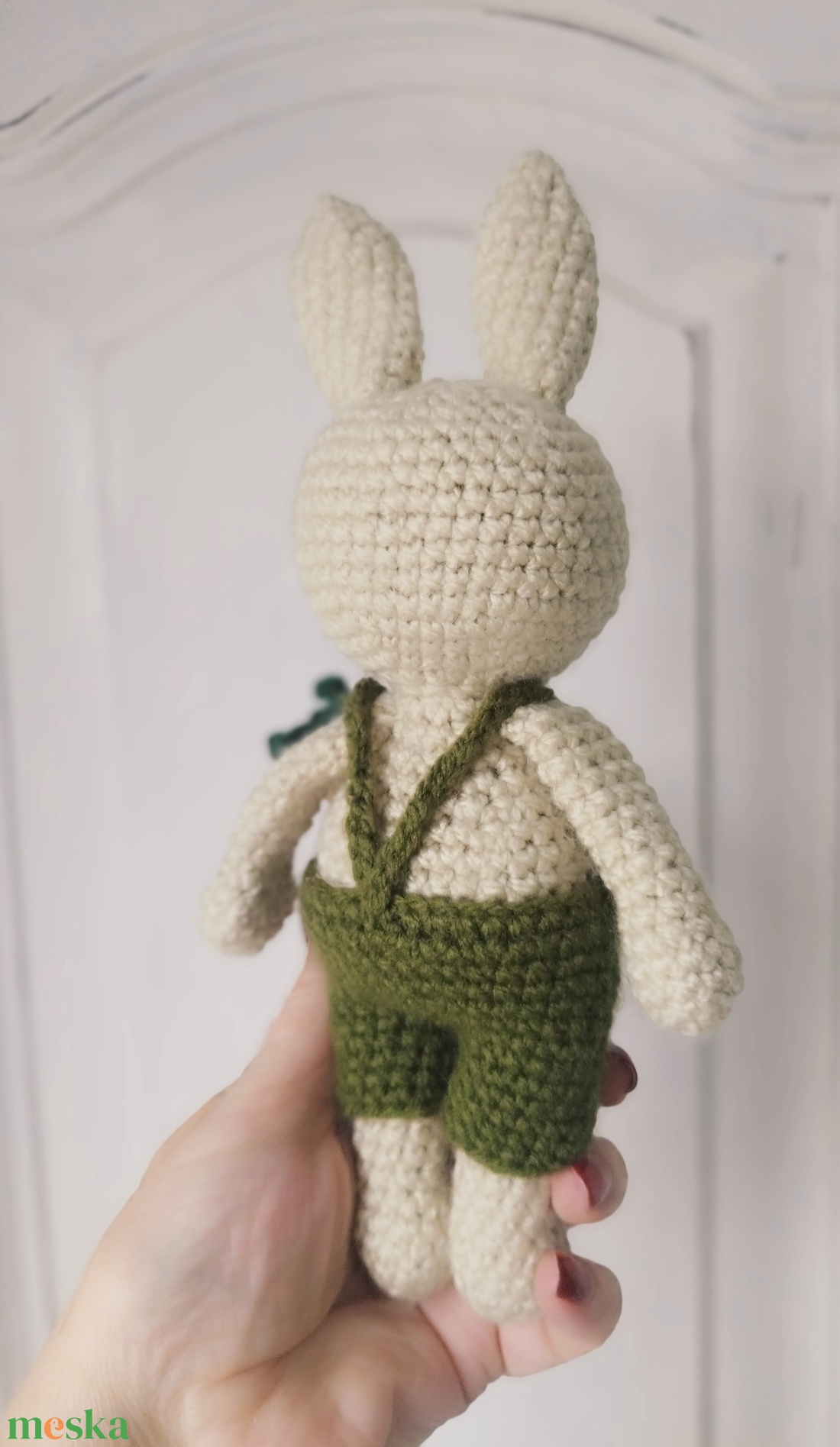 Horgolt nyuszi - Répás Jancsika - játék & sport - plüssállat & játékfigura - nyuszi - Meska.hu