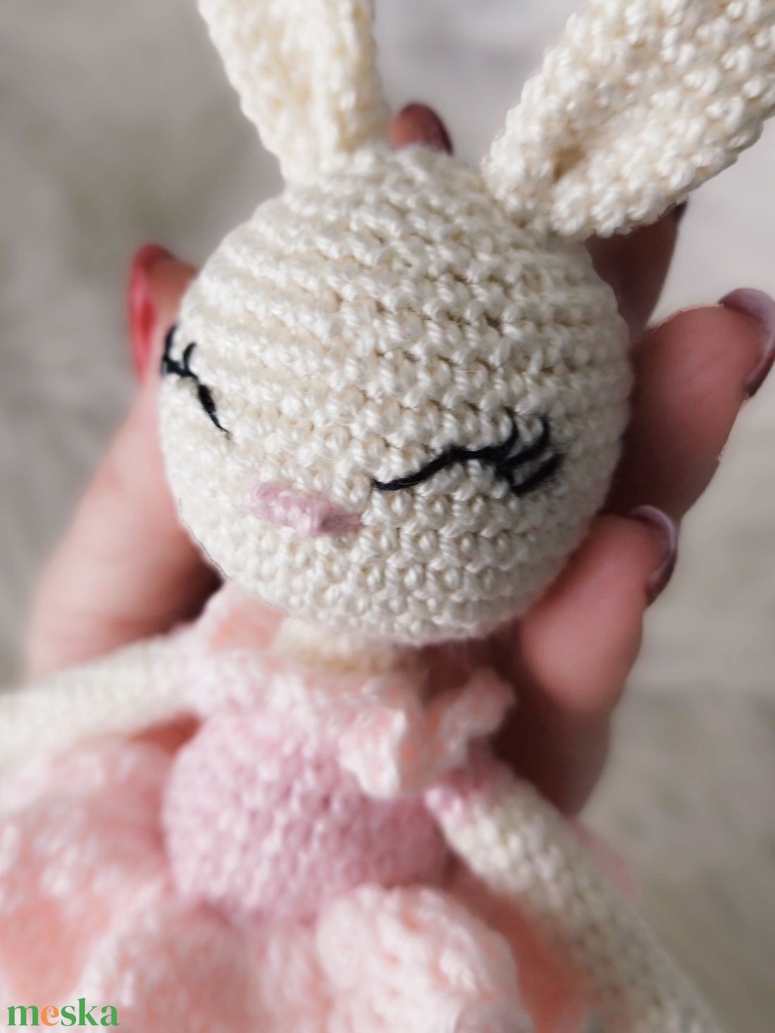 Balerina nyuszi - horgolt - játék & sport - plüssállat & játékfigura - nyuszi - Meska.hu
