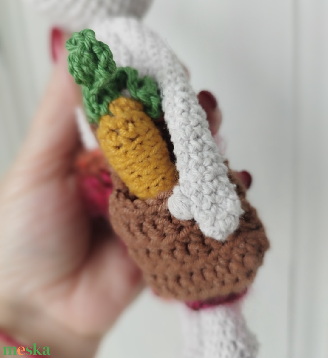 Vándornyúl - horgolt nyuszi  - játék & sport - plüssállat & játékfigura - nyuszi - Meska.hu