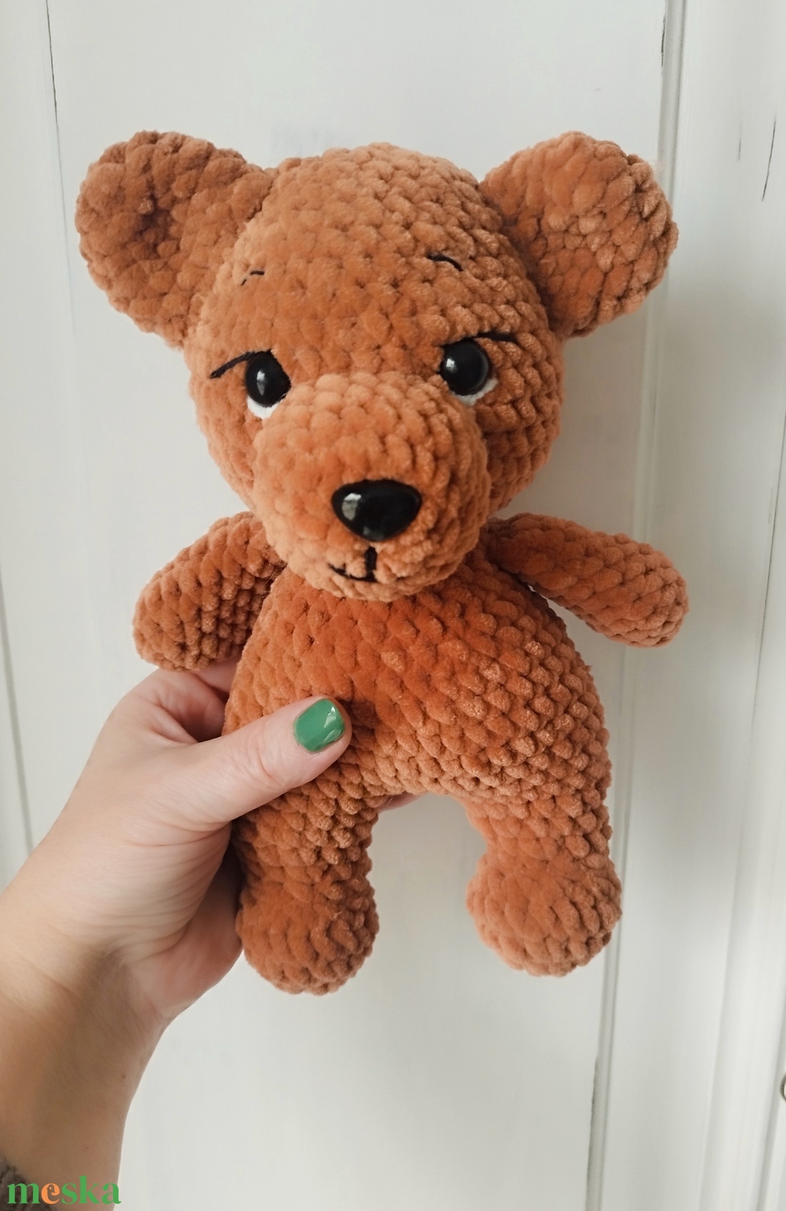 Horgolt puha maci - játék & sport - plüssállat & játékfigura - maci - Meska.hu