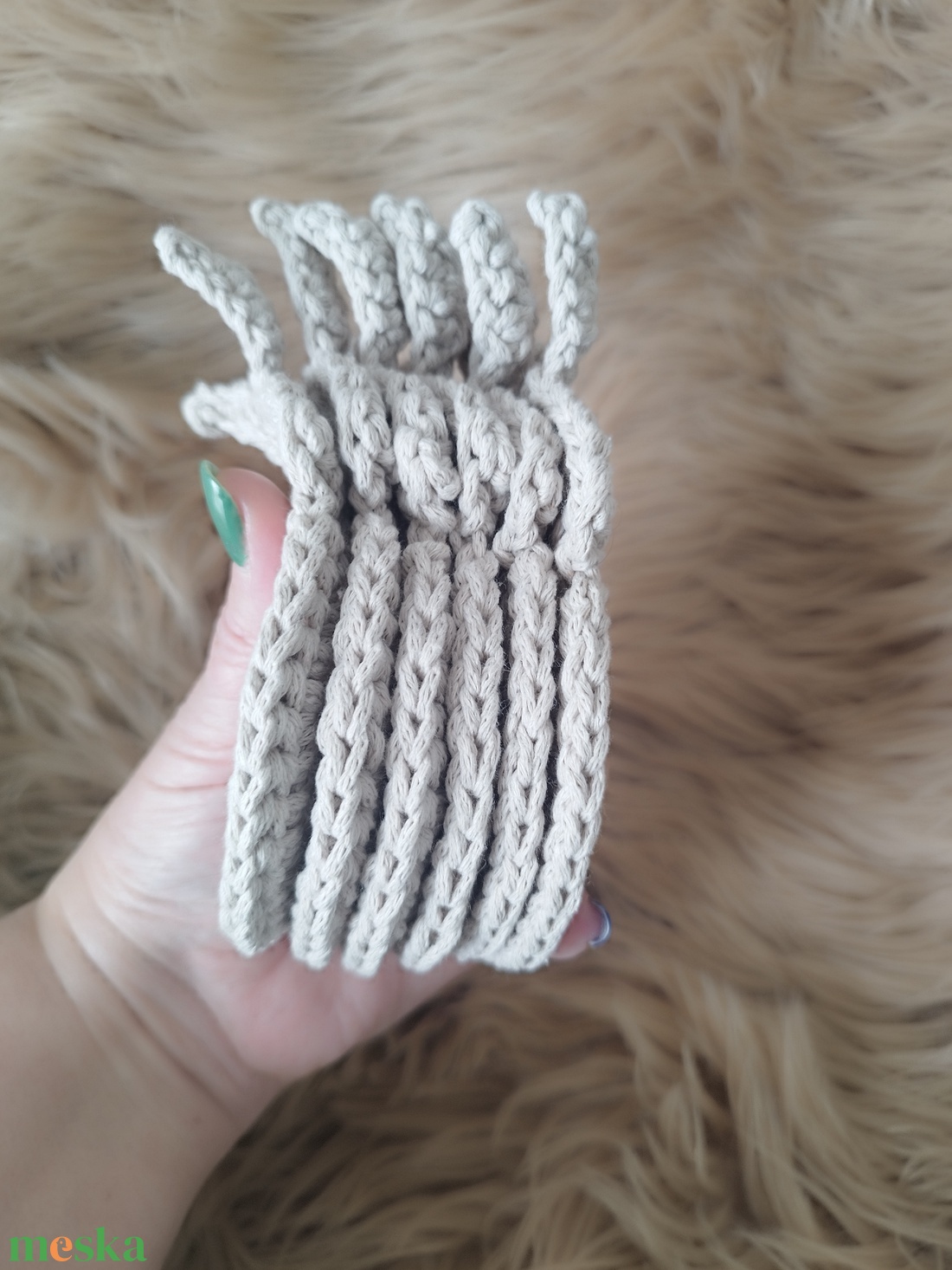 Nyuszi poháralátét -Húsvéti dekoráció  - otthon & életmód - konyhafelszerelés, tálalás - sütés, főzés - edényalátét - Meska.hu