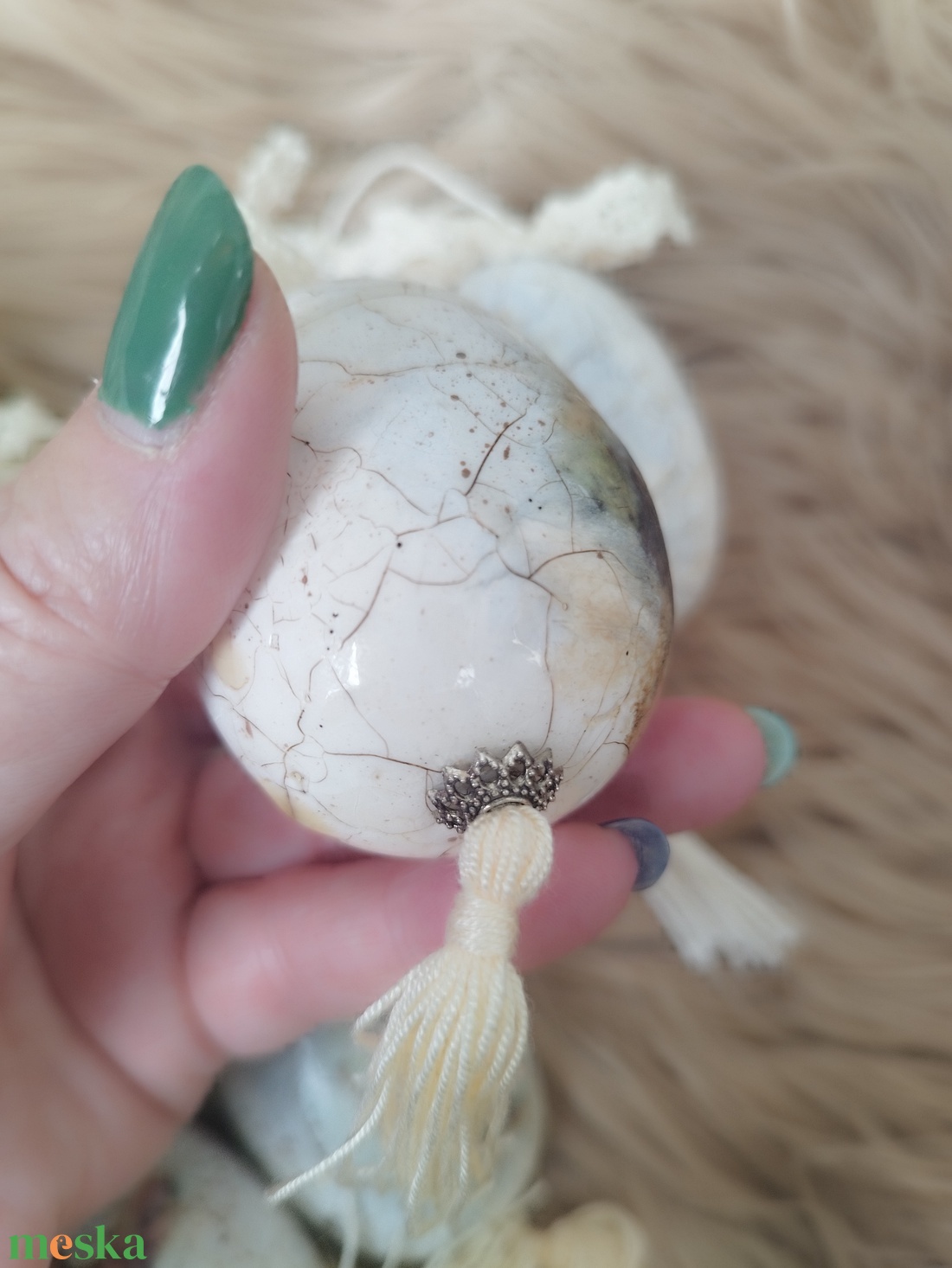 Húsvéti tojás  - ünnepi díszek, dekorációk - húsvéti díszek és dekorációk - húsvéti tojás, hímestojás - Meska.hu