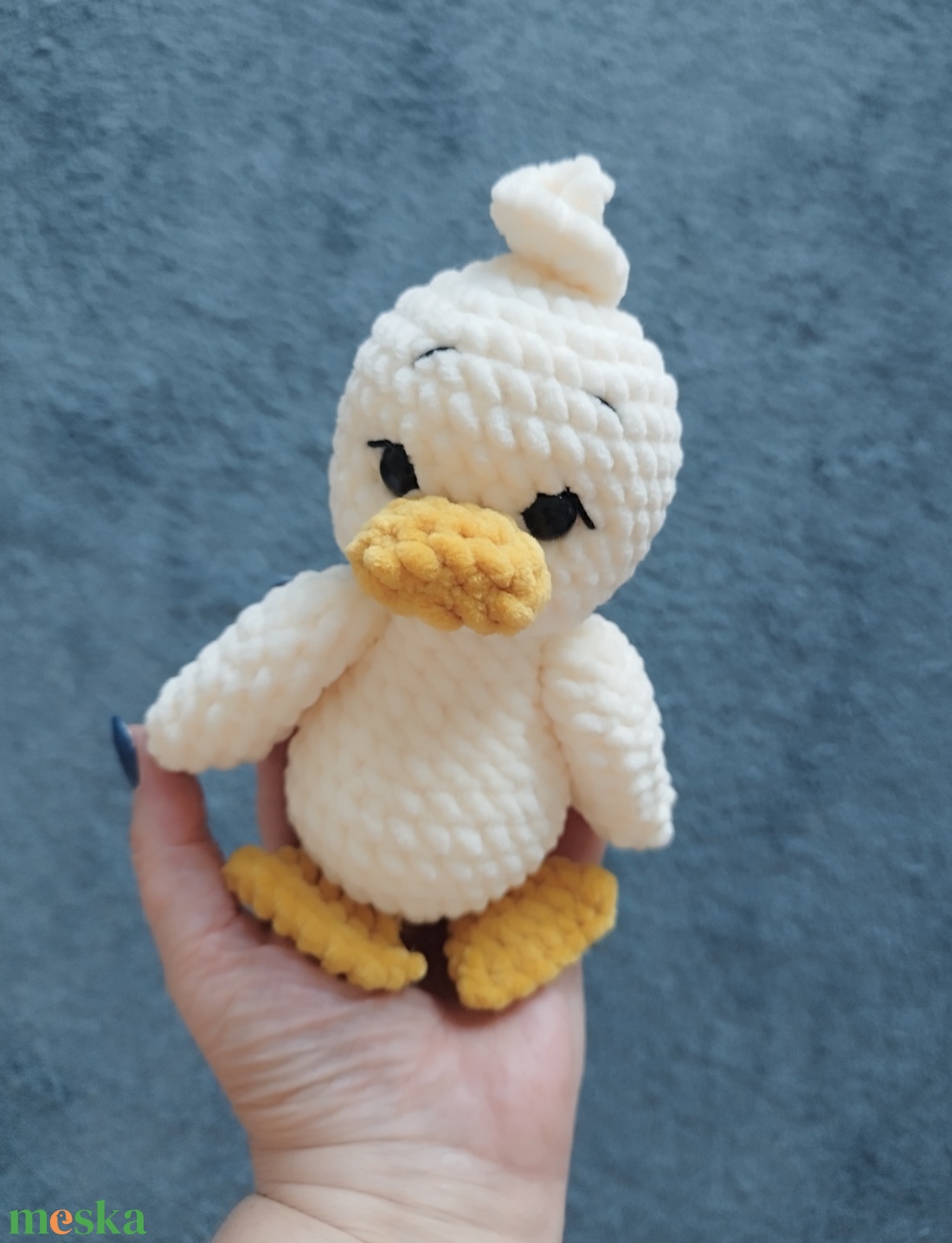 Cuki plüss kiskacsa  - játék & sport - plüssállat & játékfigura - más figura - Meska.hu