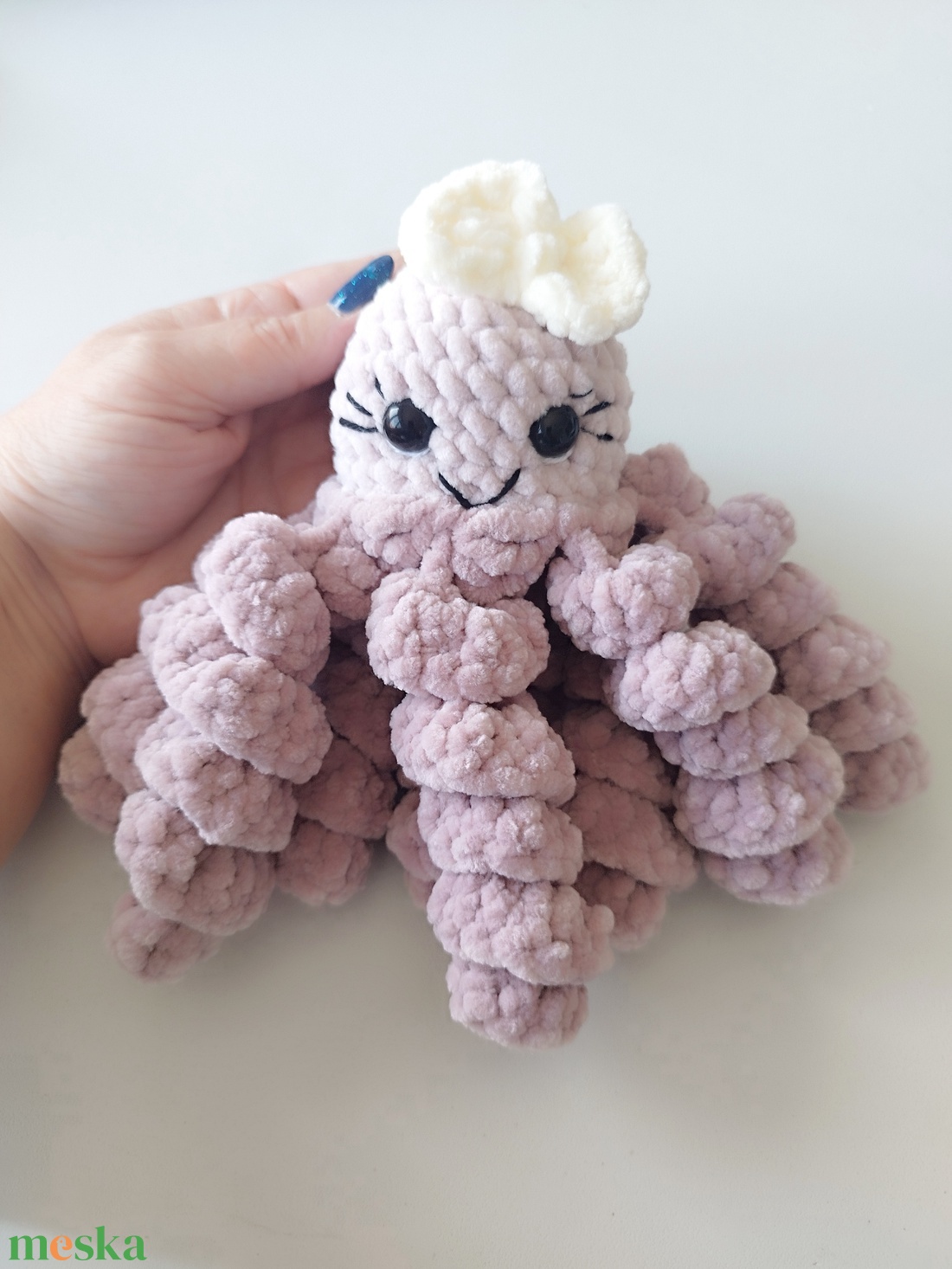 Pihe puha plüss polip  - játék & sport - plüssállat & játékfigura - polip, medúza - Meska.hu