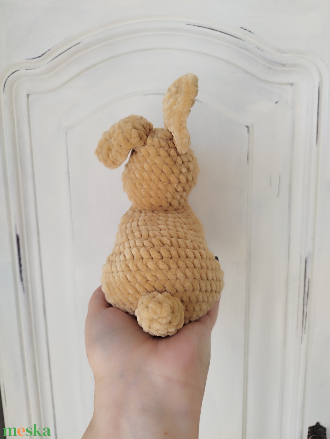 Horgolt plüss nyuszi  - játék & sport - plüssállat & játékfigura - nyuszi - Meska.hu