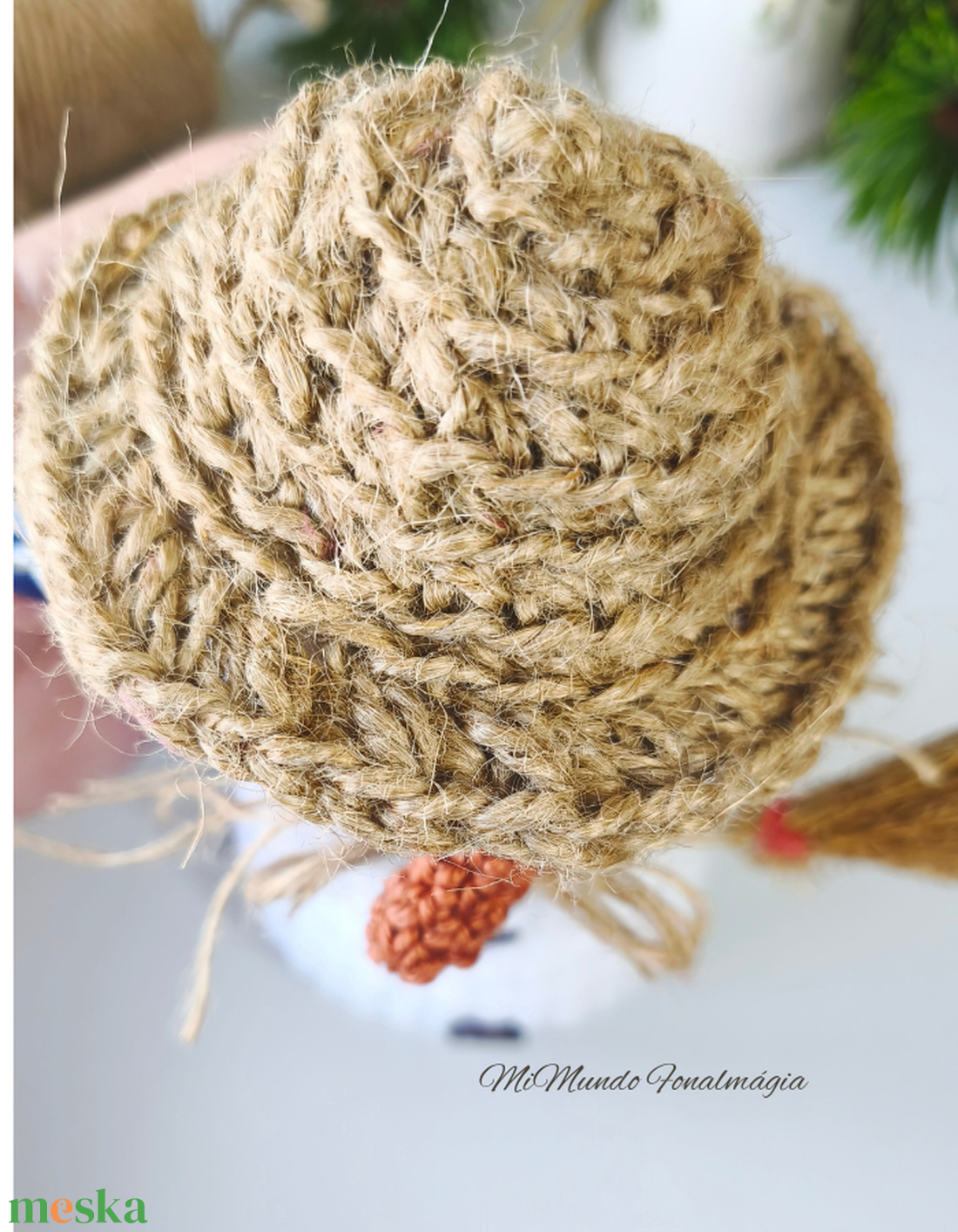 Hóember horgolásminta  - diy (csináld magad) - szabásminta, útmutató - horgolási minta - Meska.hu