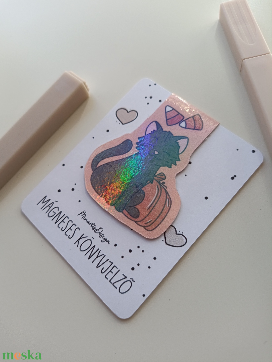 Mágneses könyvjelző - halloweeni cicás tökös - könyv & zene - könyvjelző - Meska.hu Mágneses könyvjelző - halloweeni cicás tökös - könyv & zene - könyvjelző - Meska.hu