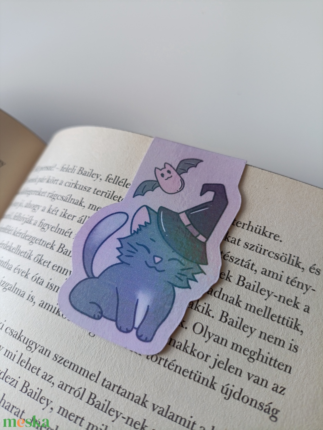 Mágneses könyvjelző - halloweeni cica boszorkány - könyv & zene - könyvjelző - Meska.hu Mágneses könyvjelző - halloweeni cica boszorkány - könyv & zene - könyvjelző - Meska.hu
