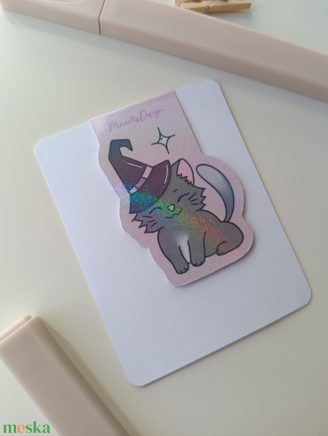 Mágneses könyvjelző - halloweeni cica boszorkány - könyv & zene - könyvjelző - Meska.hu Mágneses könyvjelző - halloweeni cica boszorkány - könyv & zene - könyvjelző - Meska.hu