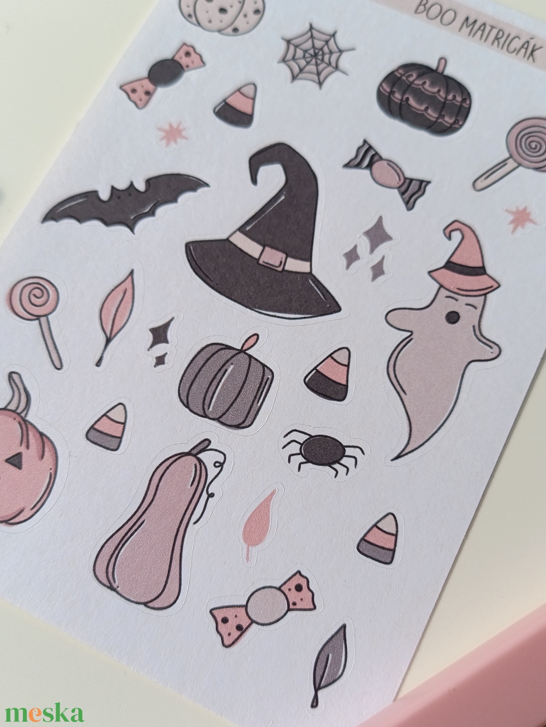Matricaív - halloween szellemes, boszorkányos - otthon & életmód - papír, írószer - matrica, matrica csomag - Meska.hu Matricaív - halloween szellemes, boszorkányos - otthon & életmód - papír, írószer - matrica, matrica csomag - Meska.hu