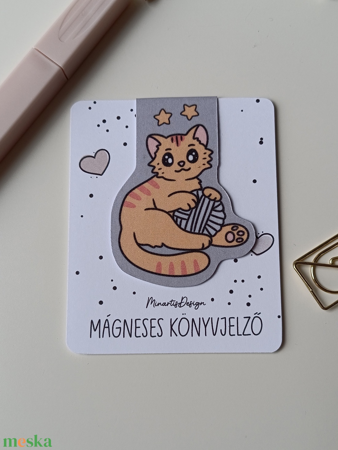 mágneses könyvjelző - vörös cica - könyv & zene - könyvjelző - Meska.hu mágneses könyvjelző - vörös cica - könyv & zene - könyvjelző - Meska.hu