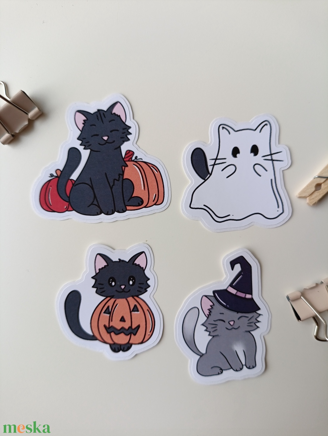Matricák - halloween macskák - otthon & életmód - papír, írószer - matrica, matrica csomag - Meska.hu Matricák - halloween macskák - otthon & életmód - papír, írószer - matrica, matrica csomag - Meska.hu