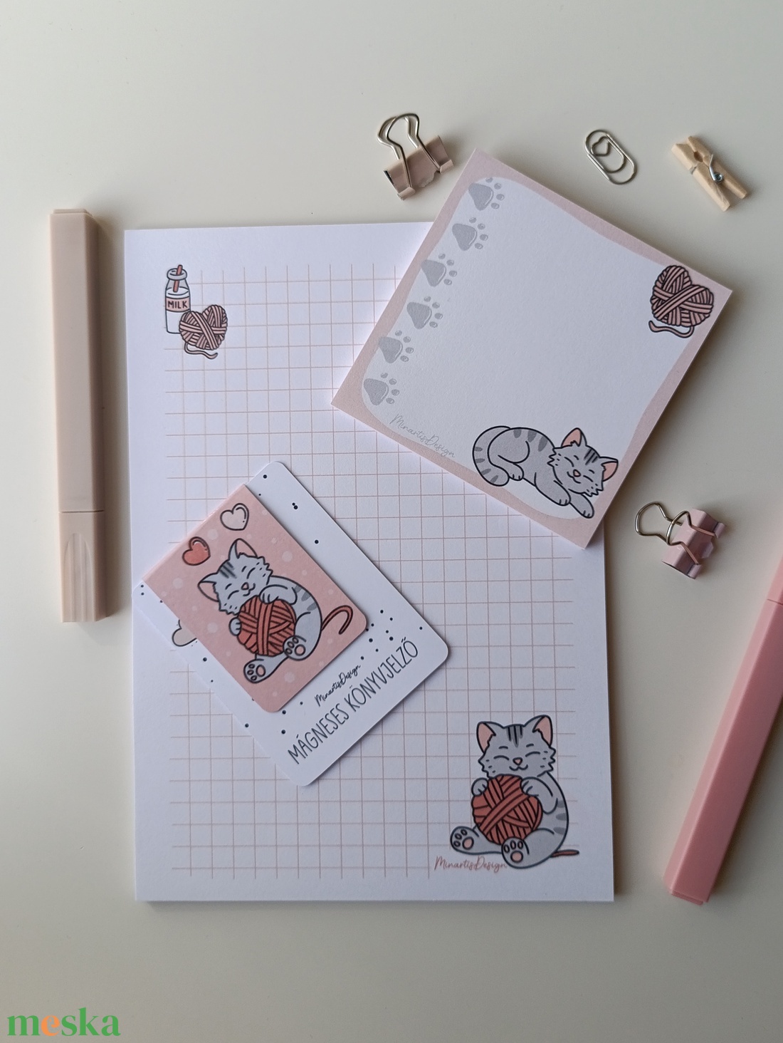 Jegyzettömb, könyvjelző szett - szürke cicás - otthon & életmód - papír, írószer - jegyzetfüzet & napló - Meska.hu Jegyzettömb, könyvjelző szett - szürke cicás - otthon & életmód - papír, írószer - jegyzetfüzet & napló - Meska.hu