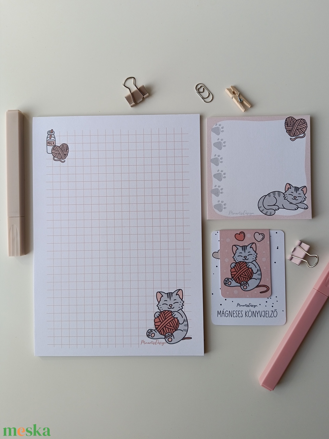 Jegyzettömb, könyvjelző szett - szürke cicás - otthon & életmód - papír, írószer - jegyzetfüzet & napló - Meska.hu Jegyzettömb, könyvjelző szett - szürke cicás - otthon & életmód - papír, írószer - jegyzetfüzet & napló - Meska.hu