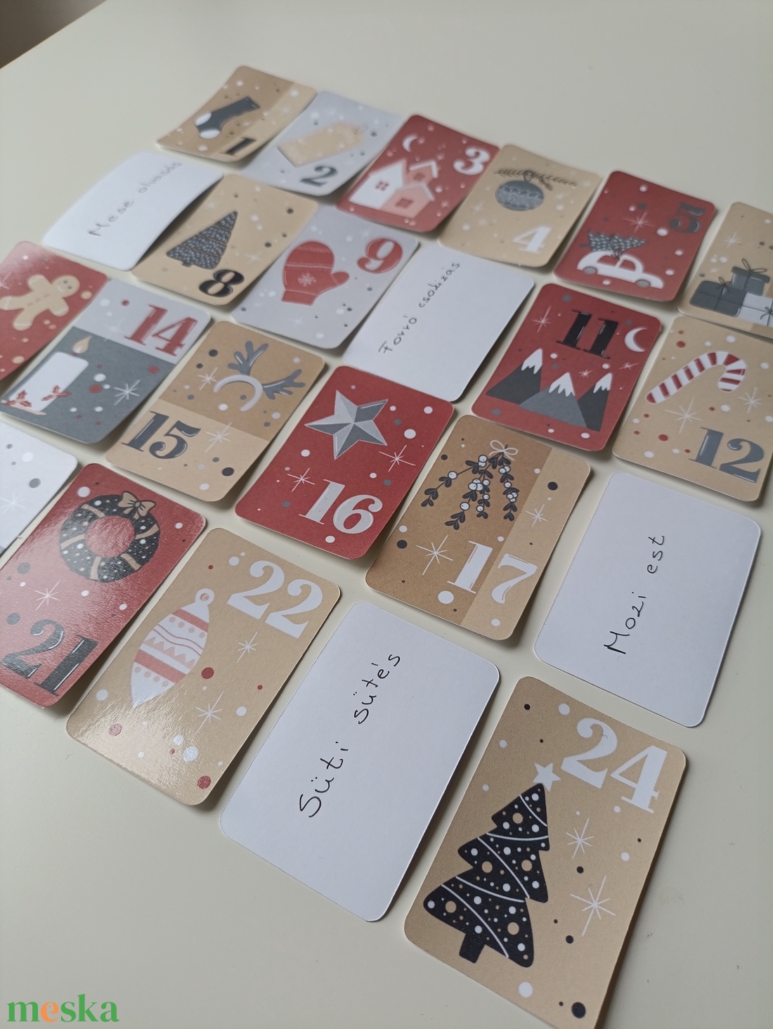 Adventi kicsi meglepetés kártyák gyerekeknek - karácsony - adventi díszek - adventi naptár - Meska.hu Adventi kicsi meglepetés kártyák gyerekeknek - karácsony - adventi díszek - adventi naptár - Meska.hu