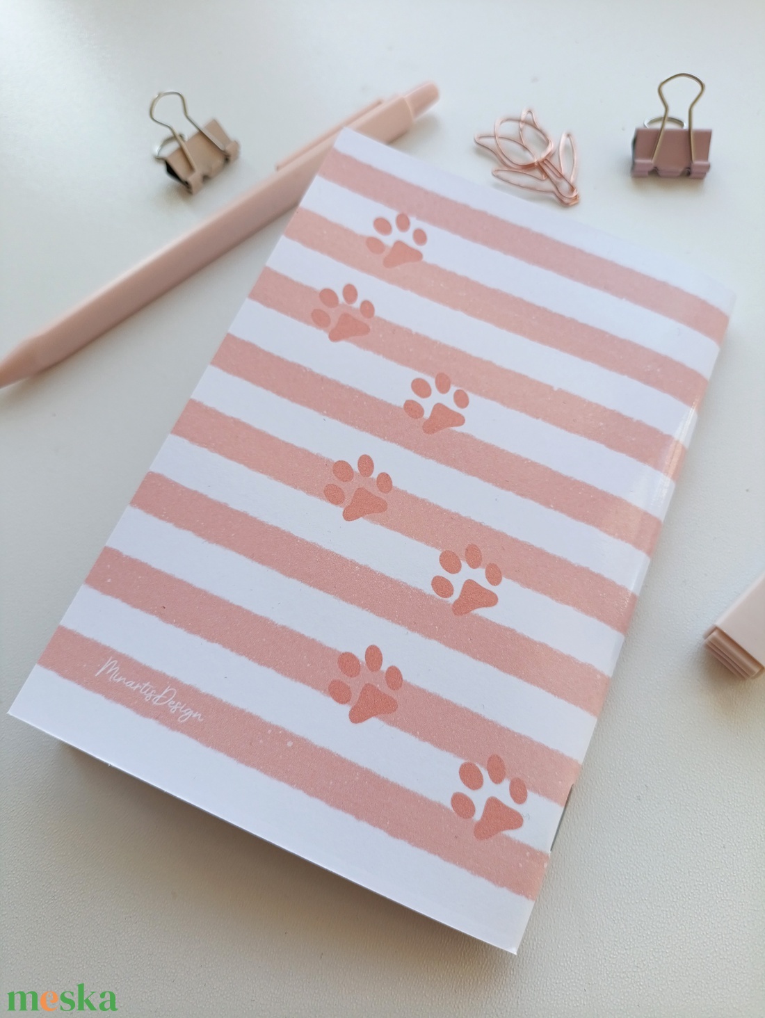 A6-os füzet cuki corgi boritóval - otthon & életmód - papír, írószer - jegyzetfüzet & napló - Meska.hu