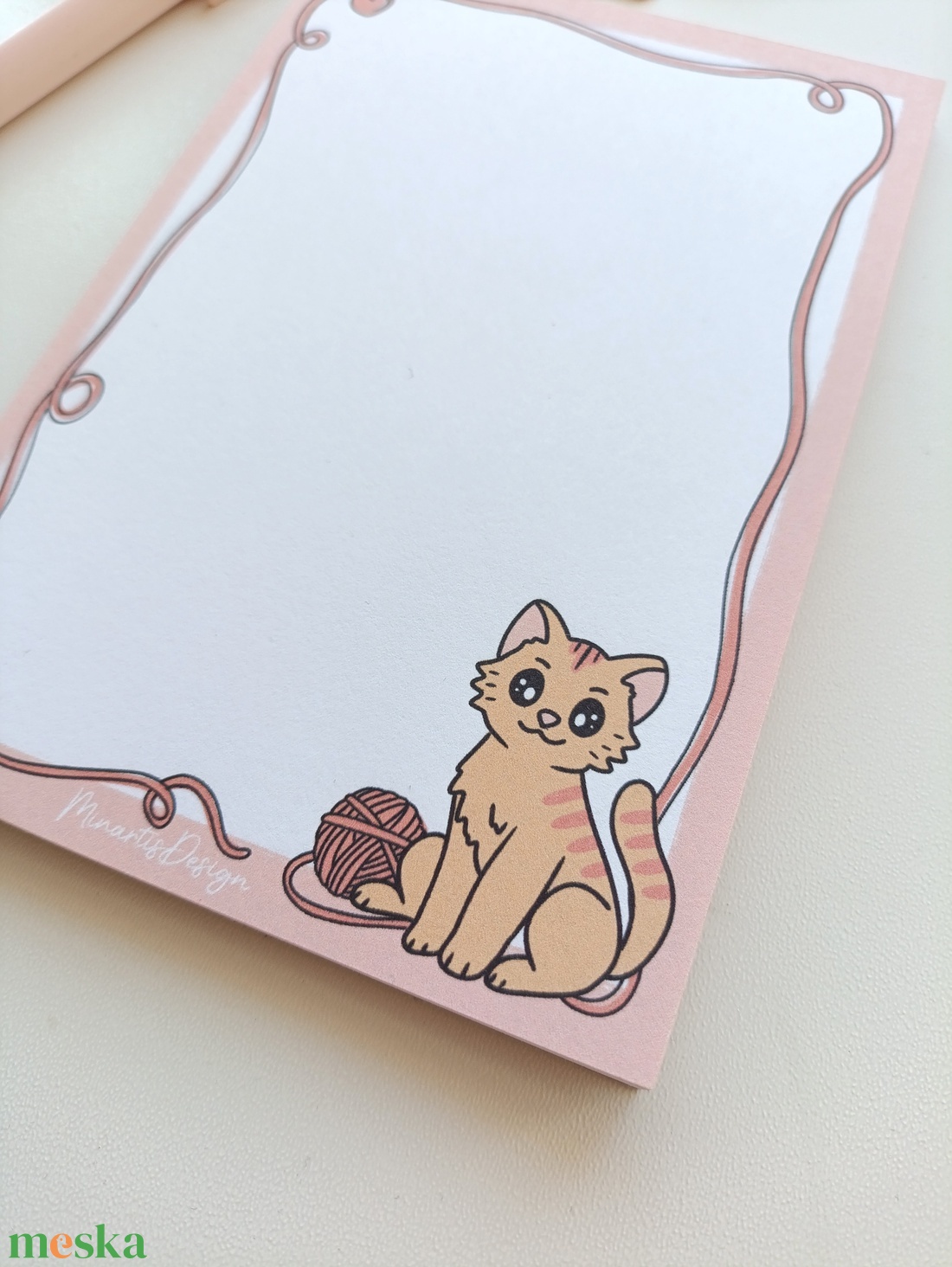 A6-os  cicás jegyzettömb  - otthon & életmód - papír, írószer - jegyzetfüzet & napló - Meska.hu