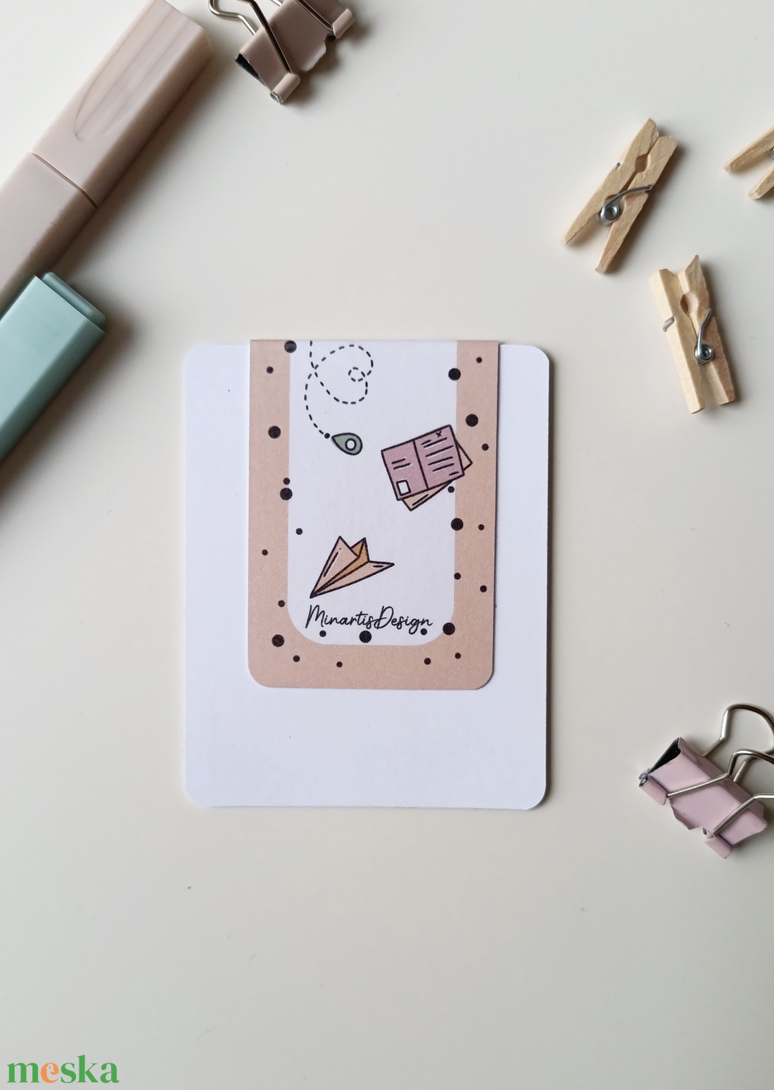 Mágneses könyvjelző - utazós / travel - könyv & zene - könyvjelző - Meska.hu