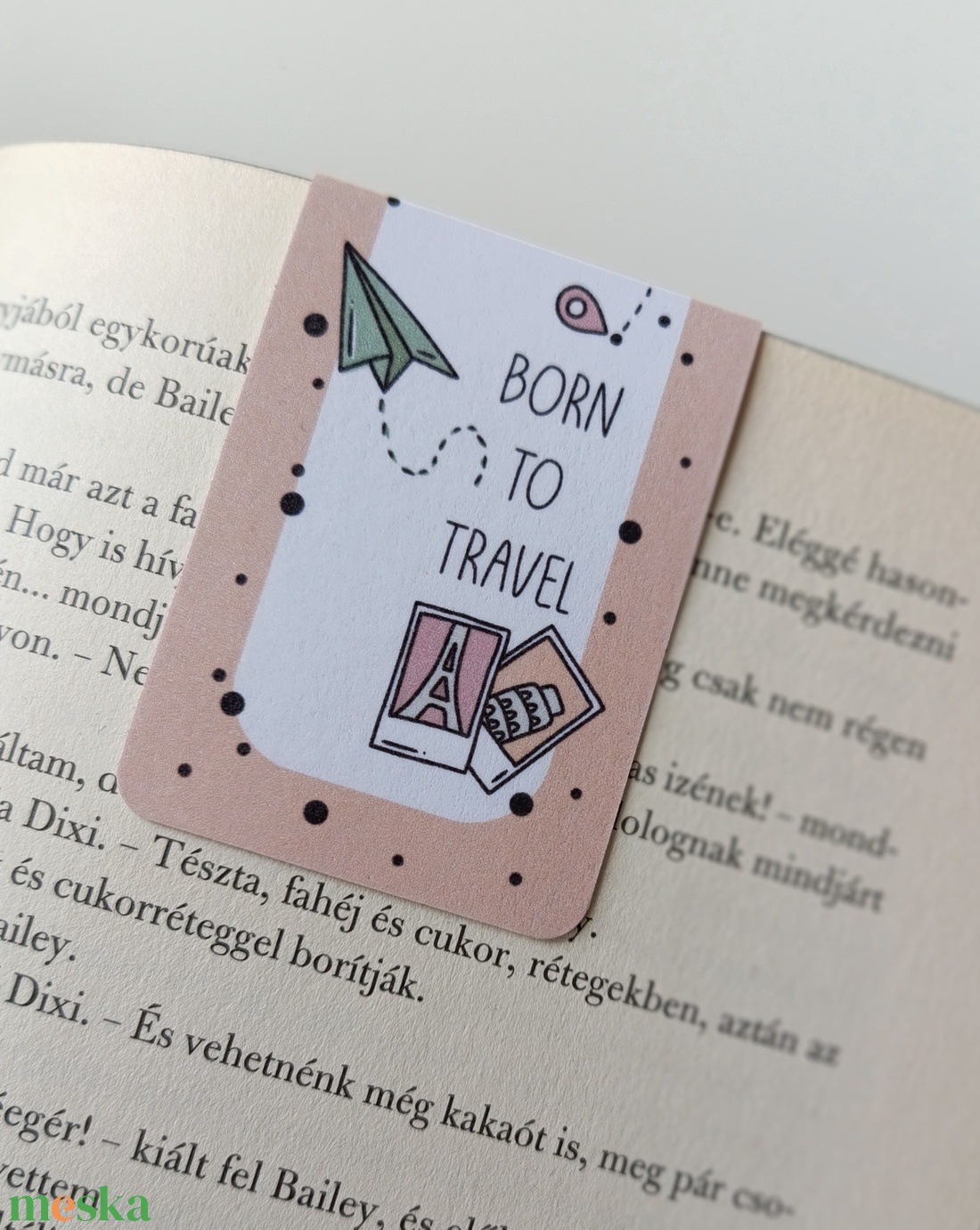 Mágneses könyvjelző - utazós / travel - könyv & zene - könyvjelző - Meska.hu
