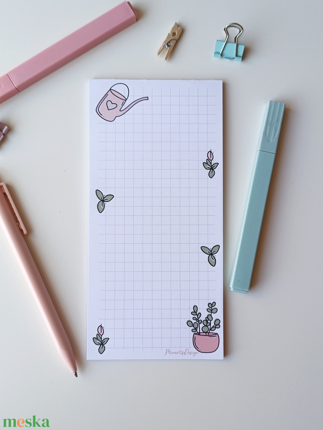 Szobanövényes jegyzettömb  - otthon & életmód - papír, írószer - jegyzetfüzet & napló - Meska.hu