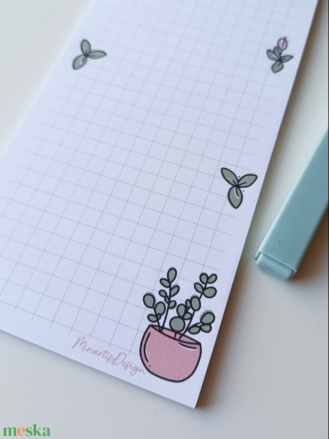 Szobanövényes jegyzettömb  - otthon & életmód - papír, írószer - jegyzetfüzet & napló - Meska.hu