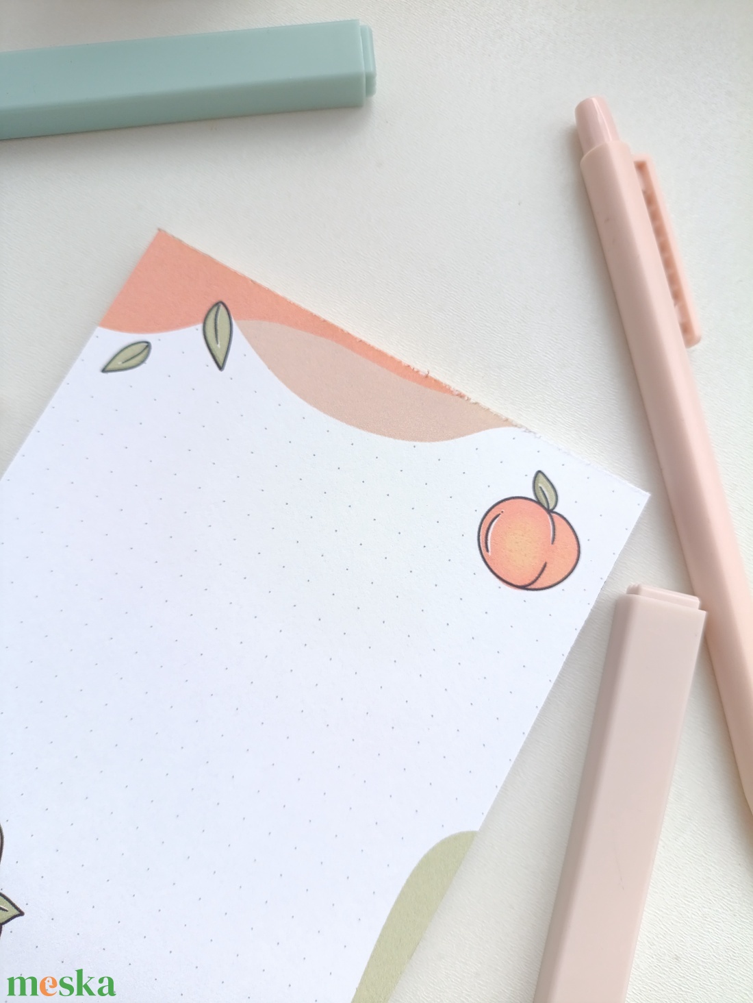 A6-os kapibara  barackos jegyzettömb  - otthon & életmód - papír, írószer - jegyzetfüzet & napló - Meska.hu