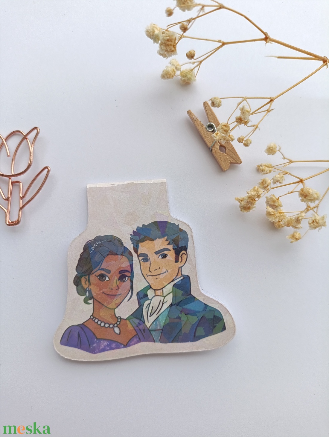 Bridgerton mágneses könyvjelző - Anthony Kate  - könyv & zene - könyvjelző - Meska.hu