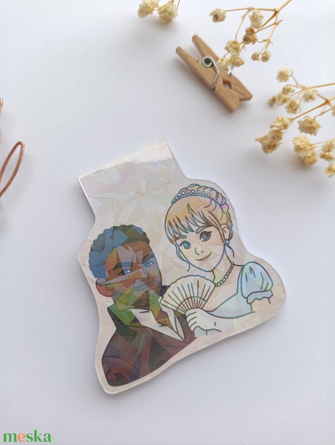 Bridgerton mágneses könyvjelző - Daphne Simon - könyv & zene - könyvjelző - Meska.hu