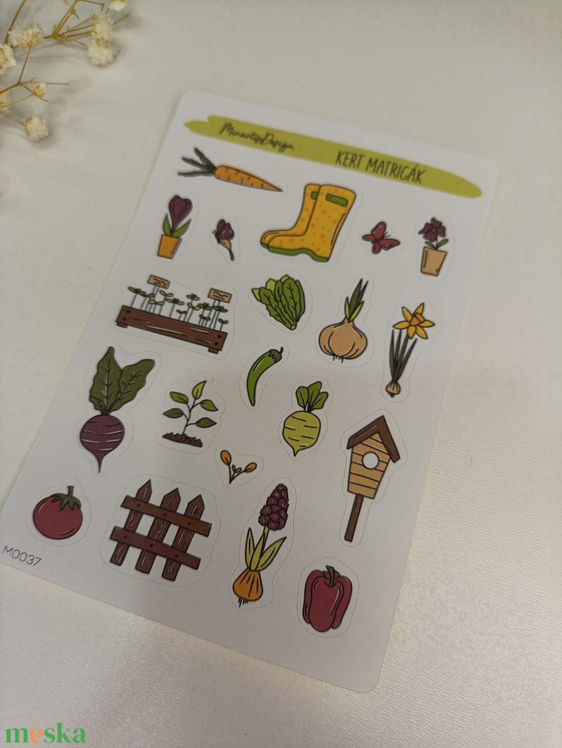 Matricaív - kert matricák - otthon & életmód - papír, írószer - matrica, matrica csomag - Meska.hu