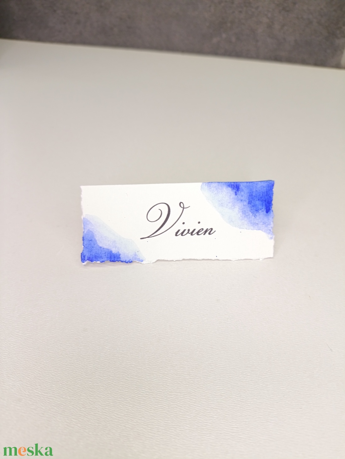 Esküvői ültető kártya akvarel - esküvő - meghívó & kártya - ültetési rend - Meska.hu