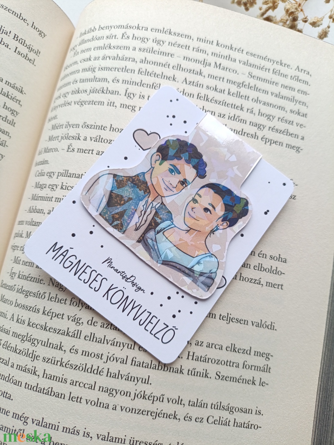 Bridgerton mágneses könyvjelző - Sophie, Benedict - könyv & zene - könyvjelző - Meska.hu