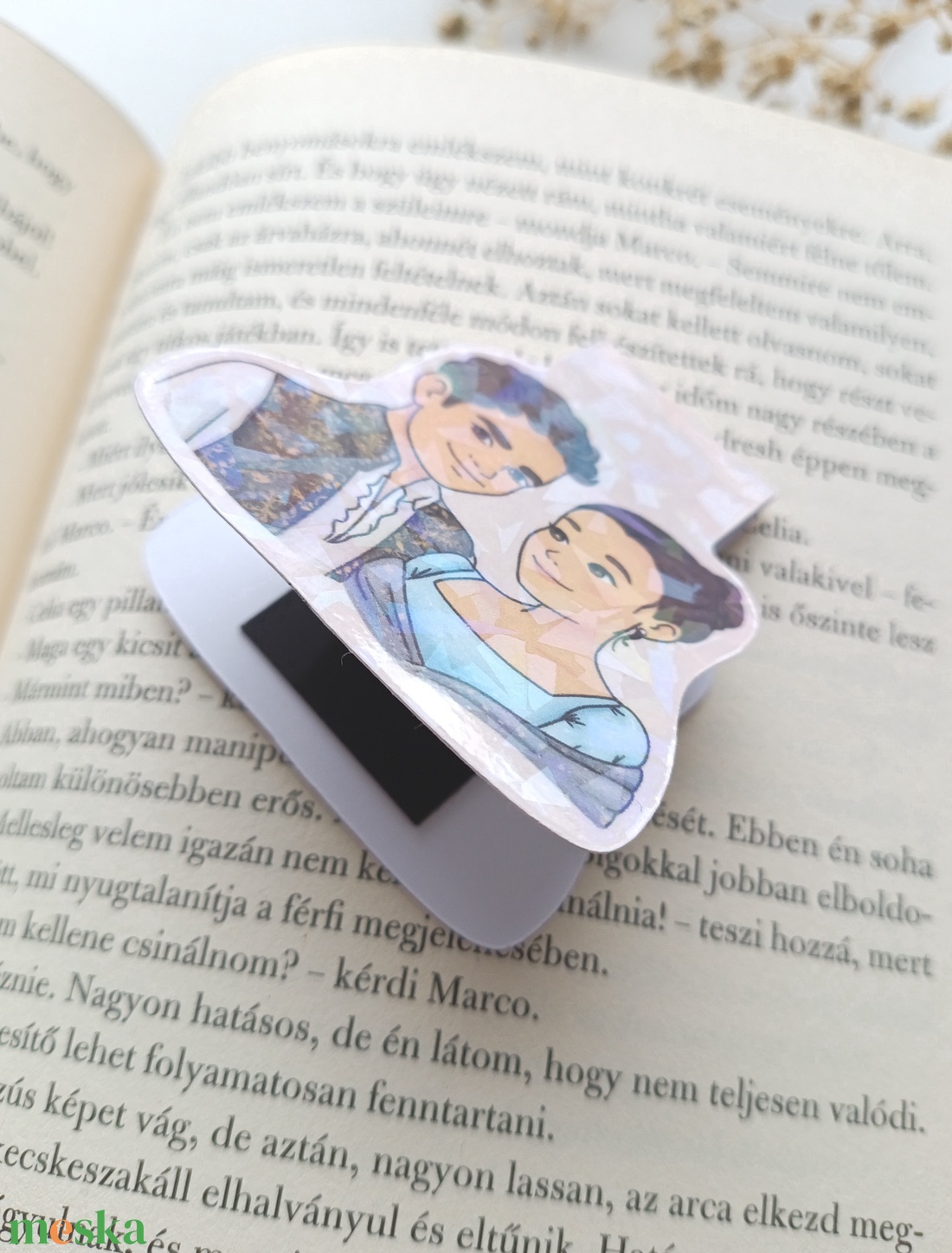 Bridgerton mágneses könyvjelző - Sophie, Benedict - könyv & zene - könyvjelző - Meska.hu